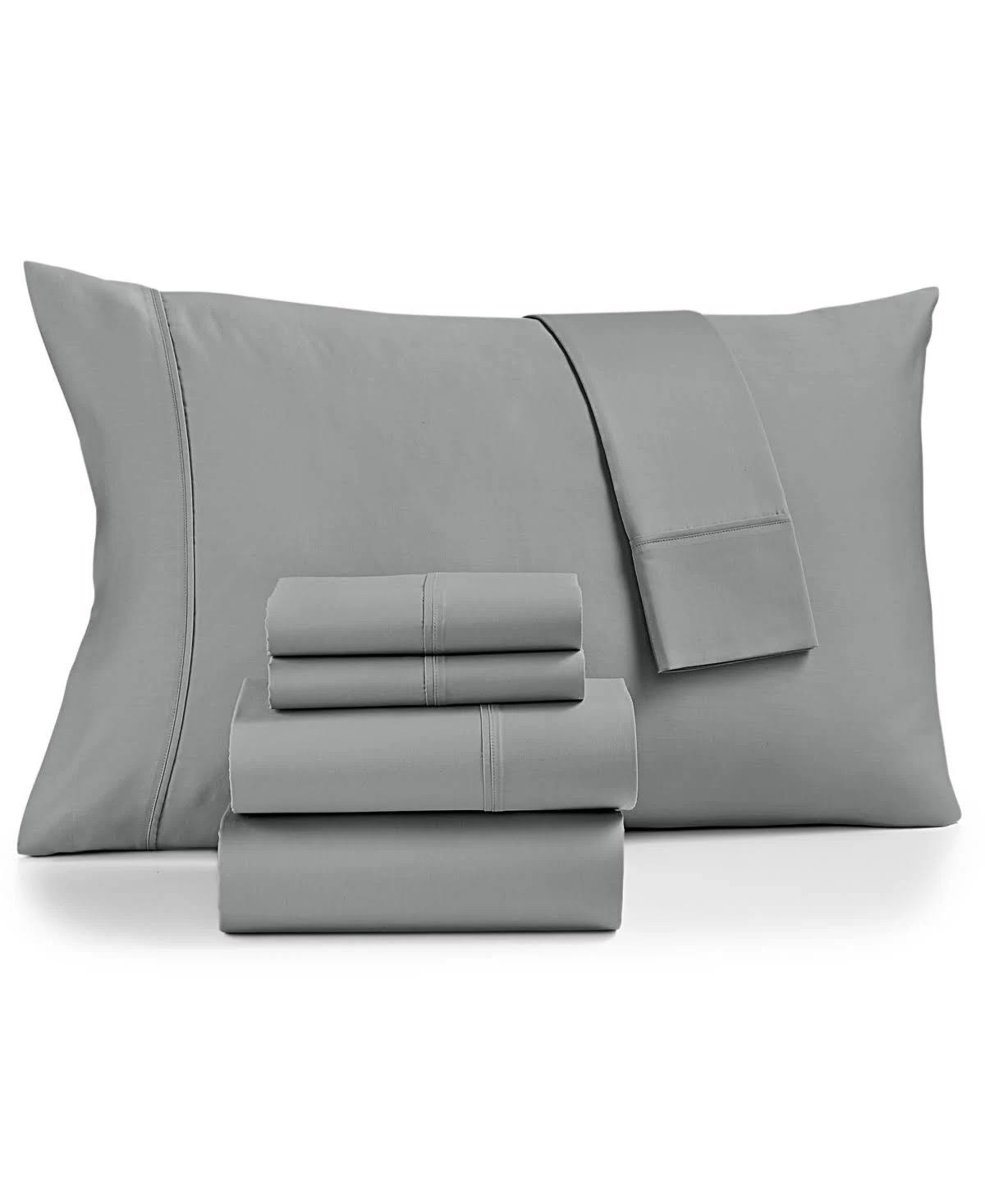 6 pc. Sheet Set, California King - Grey D864