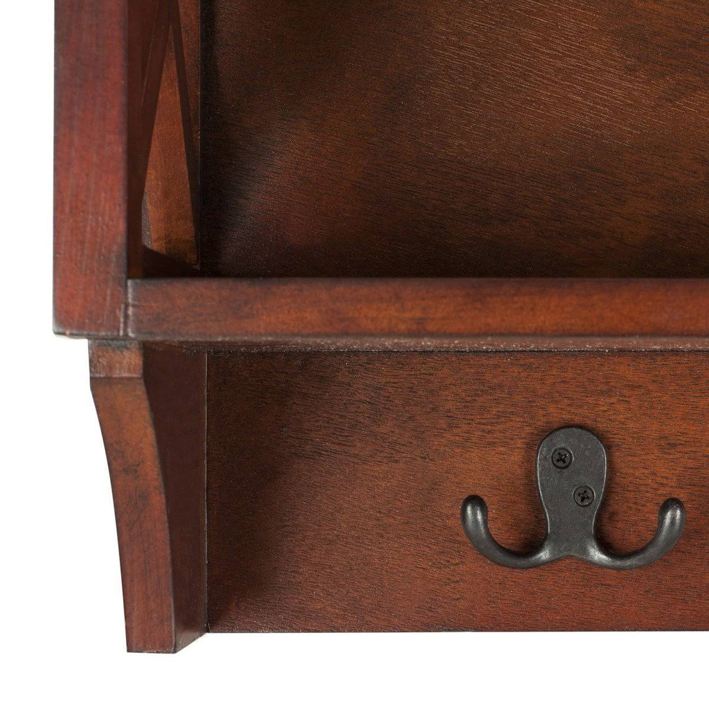 Grey Hanging Storage Wall Rack K90665