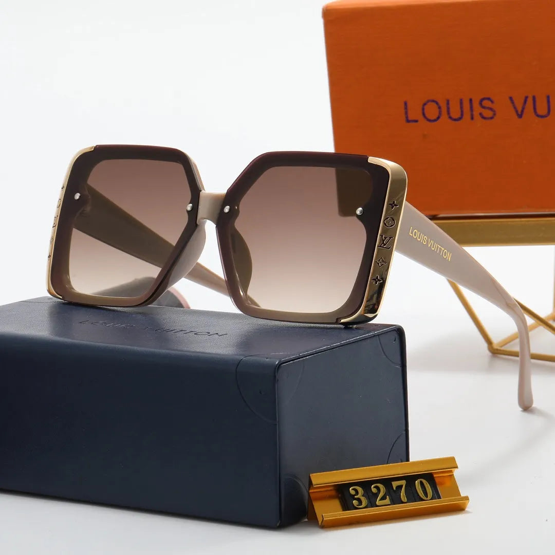 Square Frame Polarized Sunglasses Y348