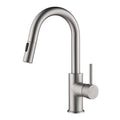 Nickel Pull-Down Kitchen Faucet with Sprayer and Magnetic Docking H279478