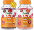 Iron & Vitamin C Kids + Zinc 25mg Gummies Bundle W24548