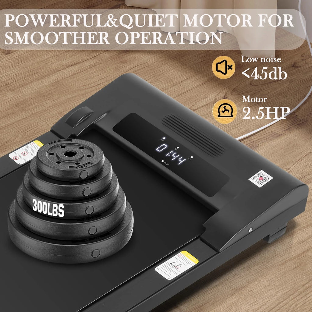 2.5HP Slim Compact Under Desk Treadmill with LED Display S70838