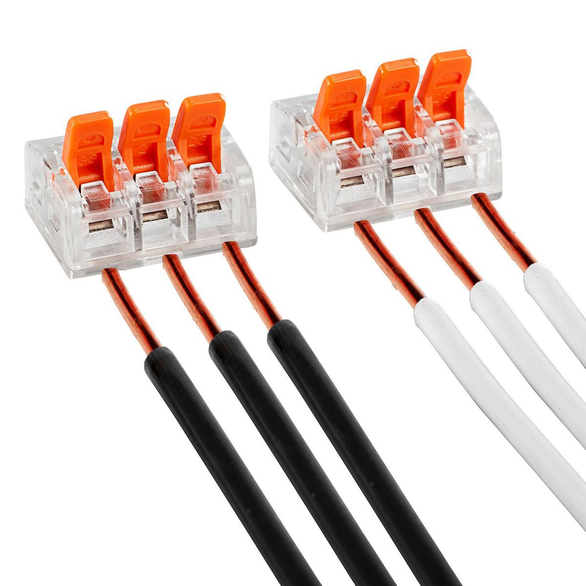 Compact Lever Wire Connector Assortment, 25-Piece J537262