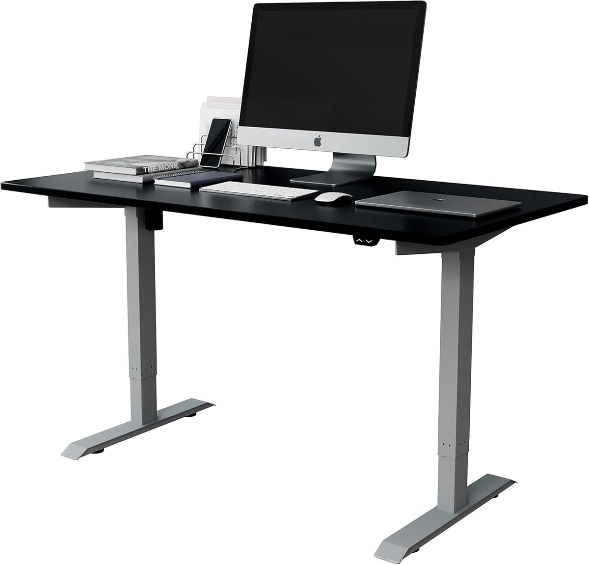 Black Sit to Stand Desk Y30585