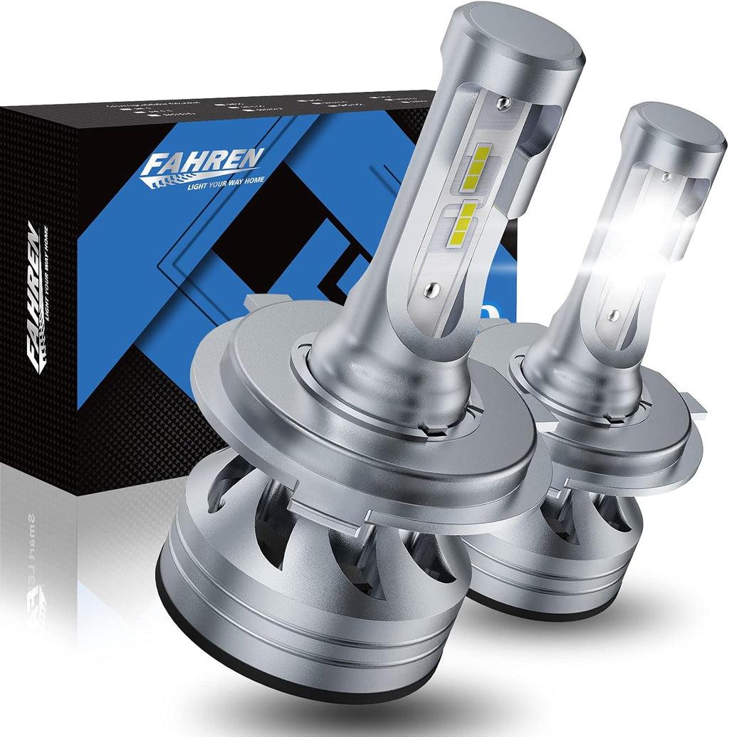 H4/9003/HB2 LED Headlight Bulbs White 6500K, Pack of 2 D234