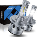 H4/9003/HB2 LED Headlight Bulbs White 6500K, Pack of 2 D234