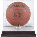 Mahogany Basketball Display Case F80050