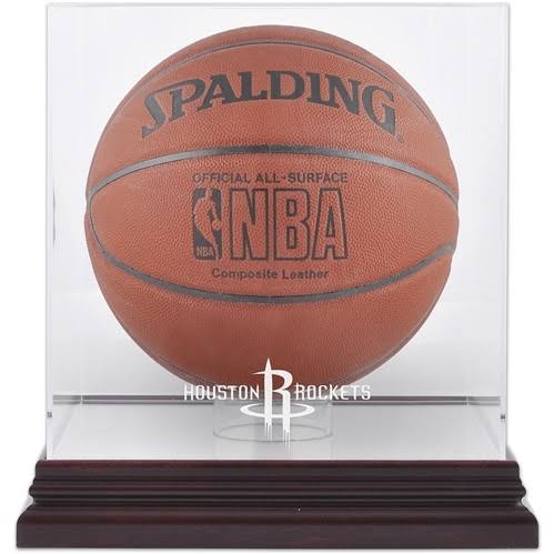 Mahogany Basketball Display Case F80050