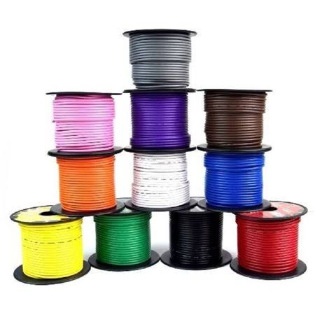 16 GA 100 ft Primary Auto Wire Cable (10 Rolls) I7869