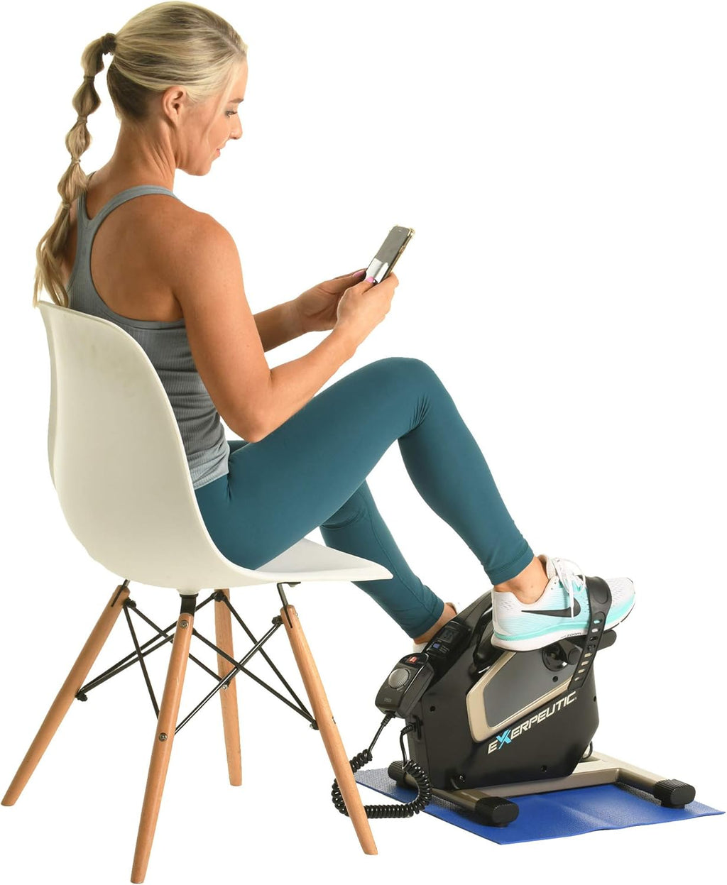 Black Motorized Electric Pedal Exerciser D8476