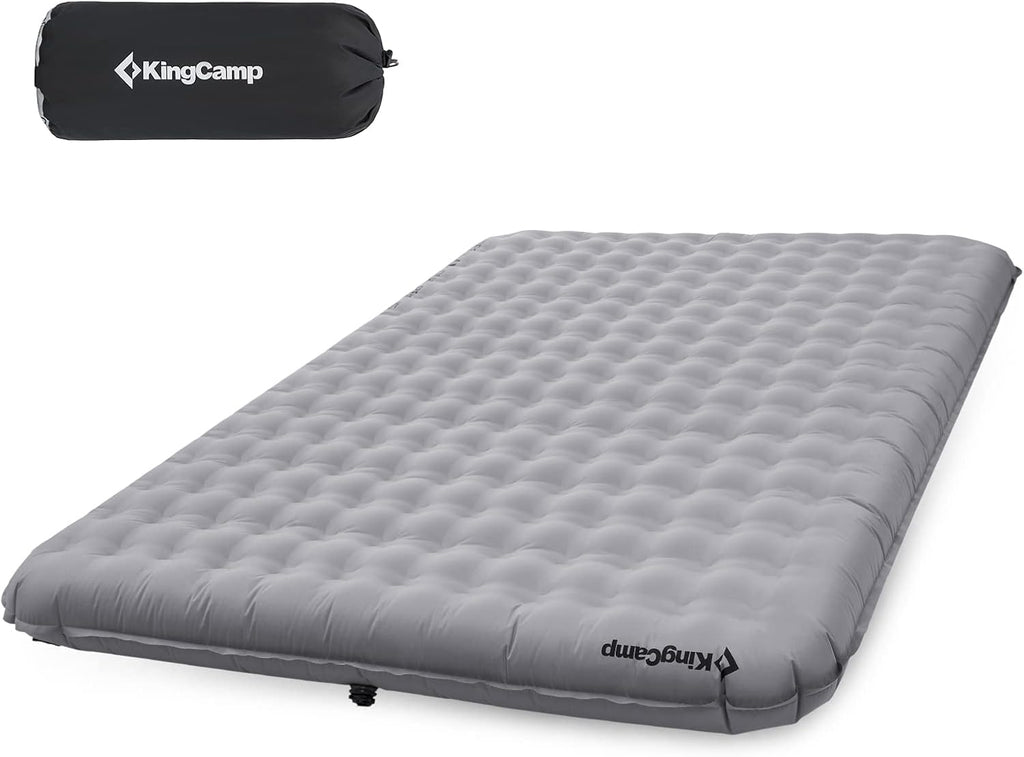 Blue Self Inflating Insulated Camping Sleeping Pad D867964