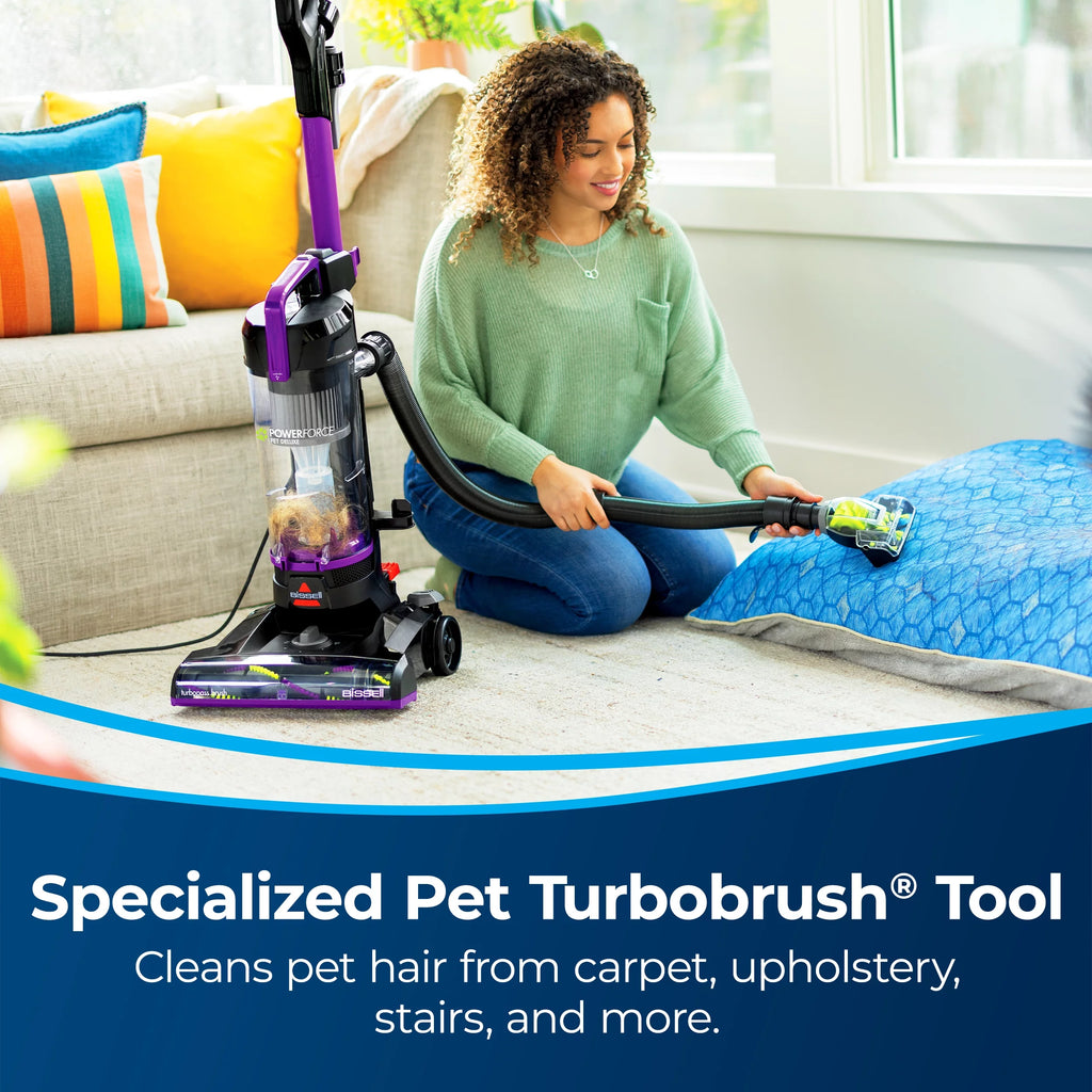 Bagless Upright Pet Vacuum with Live Wand L73426