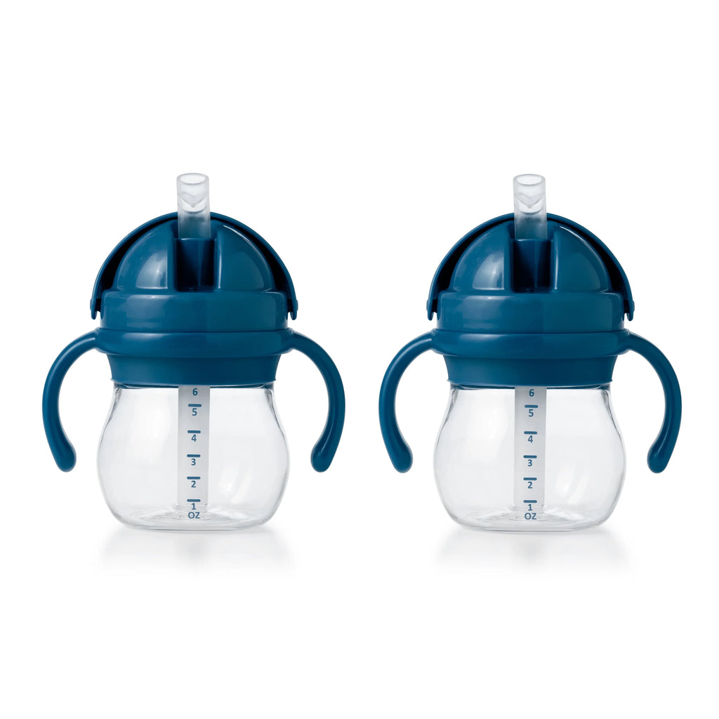 6 Oz Straw Cup with Handles 2 Pack E31016
