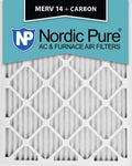 18x24x1 MERV 14 Carbon AC Furnace Filters Qty 3 U94112