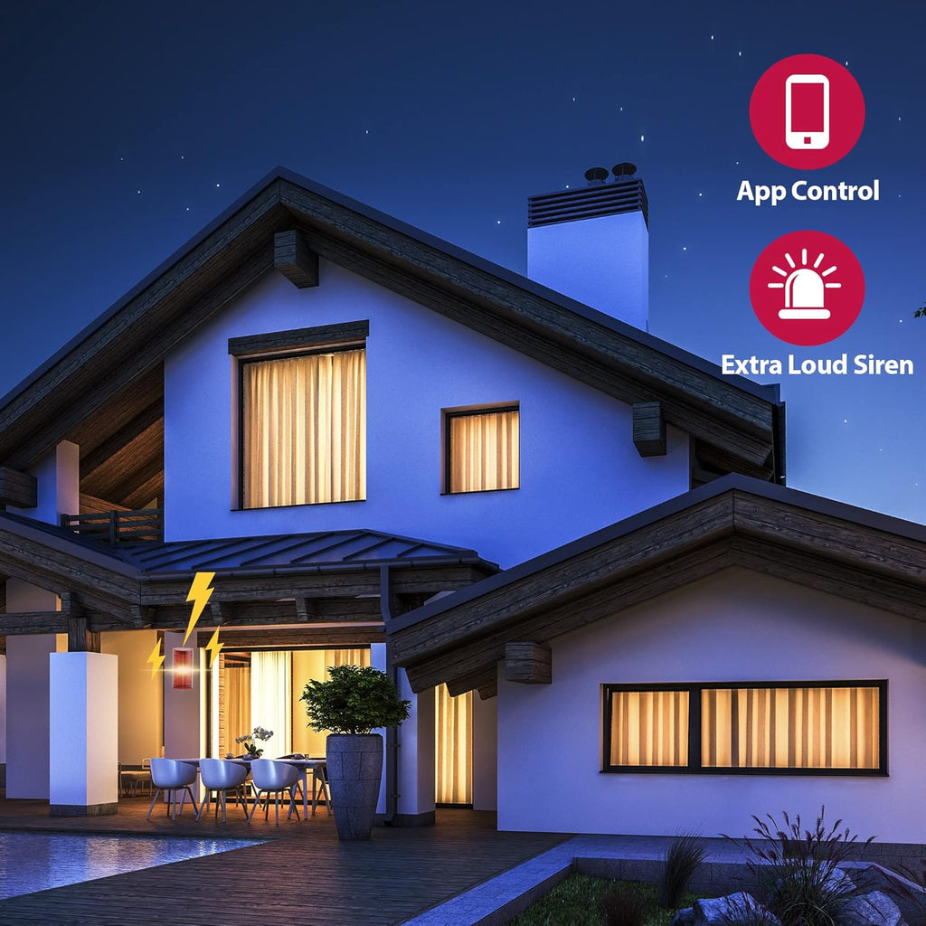 6Pcs Wireless Home Security System Kit F44786