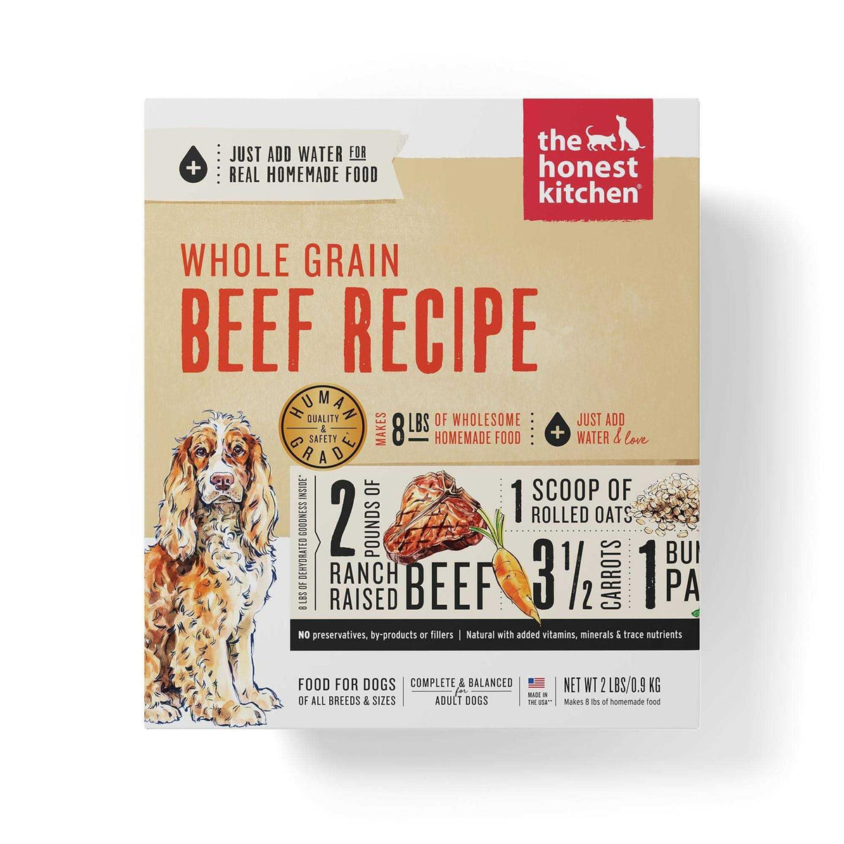 Dehydrated Whole Grain Beef Dog Food N2986