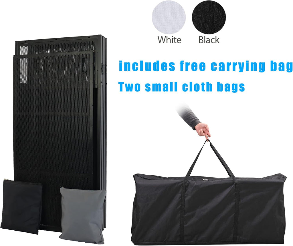 DJ Booth with Metal Frame and Travel Bag X658308