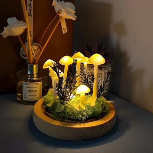 DIY Mushroom Lamp Kit with Glass Dome M300