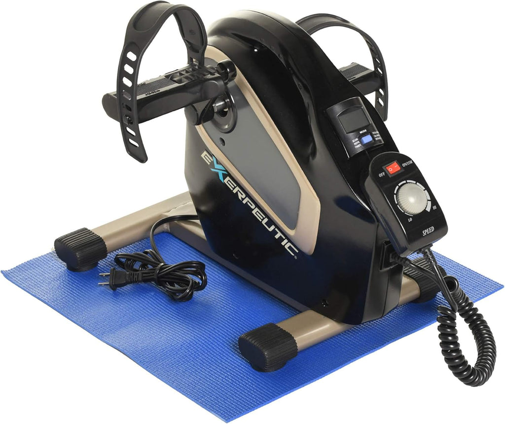 Black Motorized Electric Pedal Exerciser D8476
