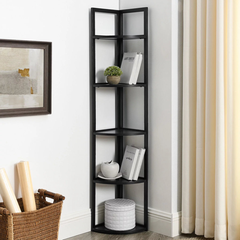 5 Tier Corner Bookcase T837731
