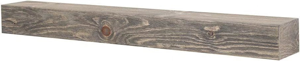 60-in Farmhouse Wood Fireplace Mantel Shelf E1272