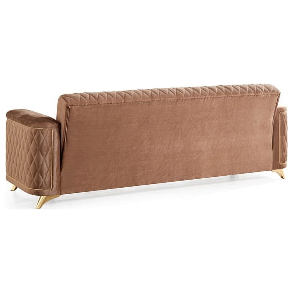 Copper Velvet Sofa P28065