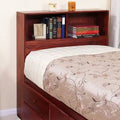 Natural Teak Twin Bookcase Headboard E449