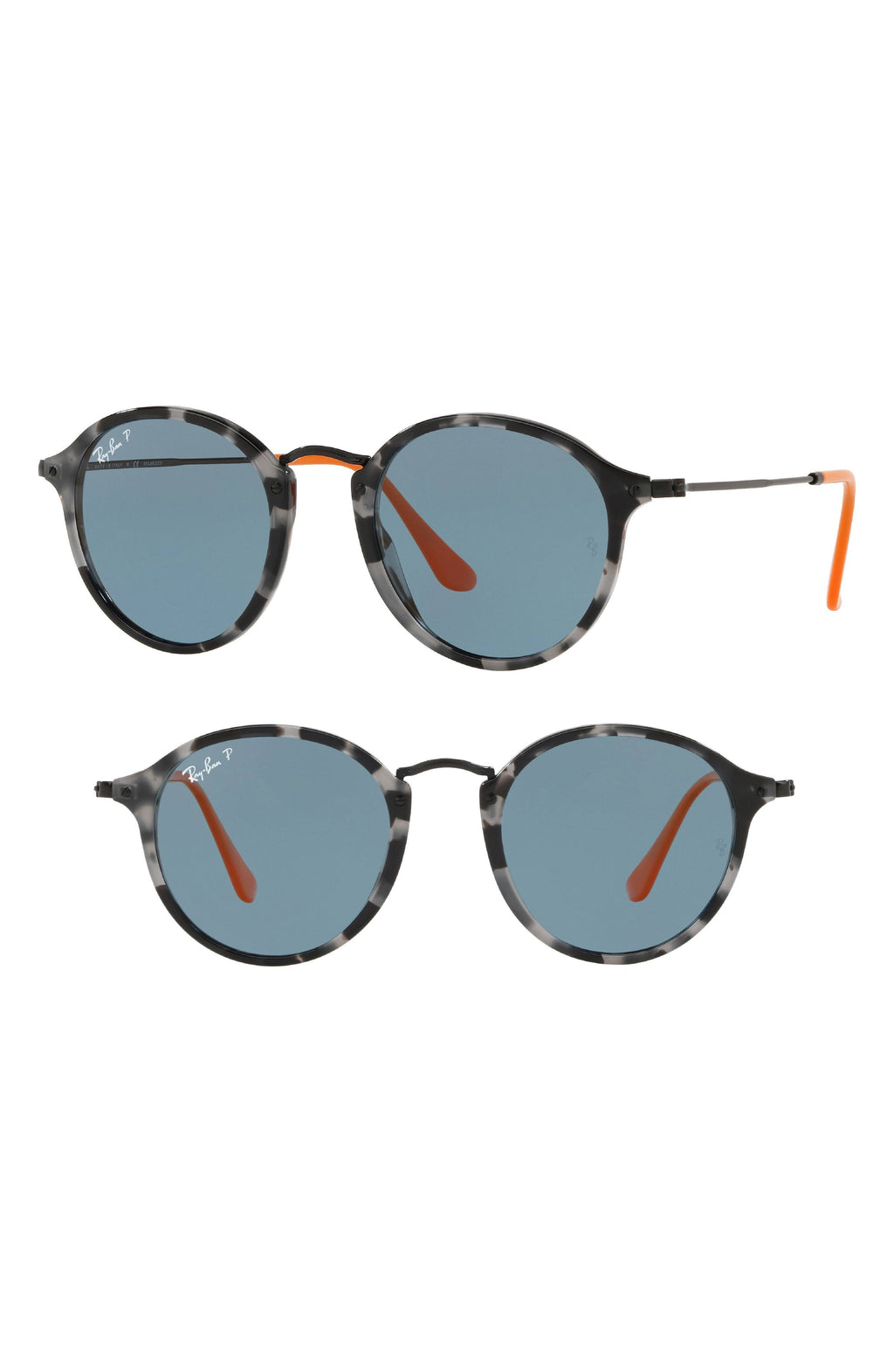 Grey Havana Round Sunglasses C853300