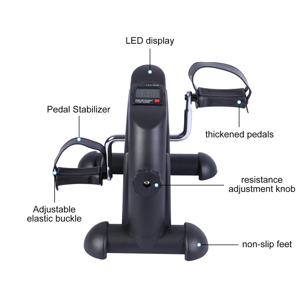 Mini Under Desk Pedal Exerciser with LCD Screen O8447