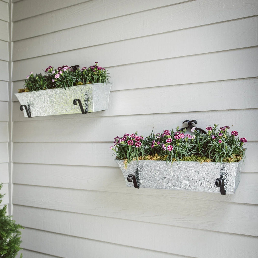 Galvanized Steel Rectangular Planter A853