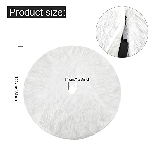 Plush Christmas Tree Skirt O30596