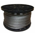 1/8 inch Stainless Steel Aircraft Cable Wire Rope 7x19 Type 304 (1500 Feet) N376