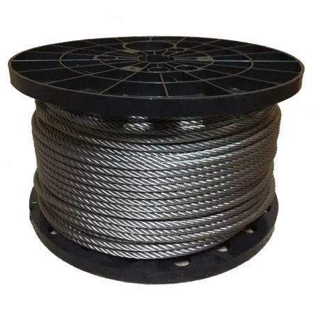 1/8 inch Stainless Steel Aircraft Cable Wire Rope 7x19 Type 304 (1500 Feet) N376
