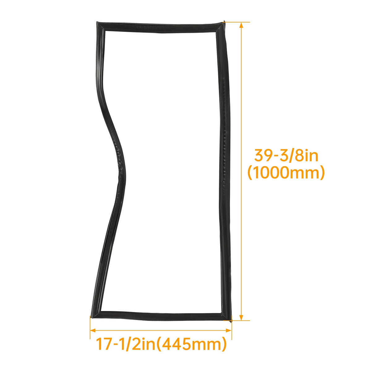 Black Refrigerator Door Gasket G9676