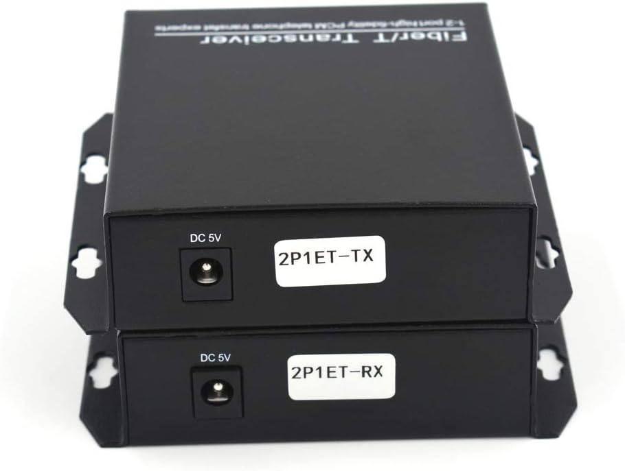 Telephone Fiber Optic Extenders, 2 Ports PCM Voice with 10/100Mbps Ethernet Over Optical Fiber S315304