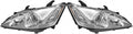 Headlight Assembly Pair for Lexus ES350 I56809