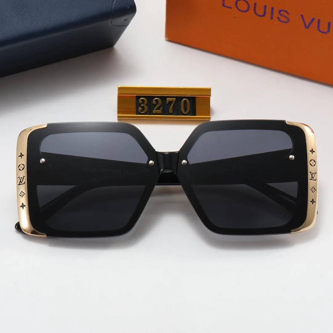 Square Frame Polarized Sunglasses Y348