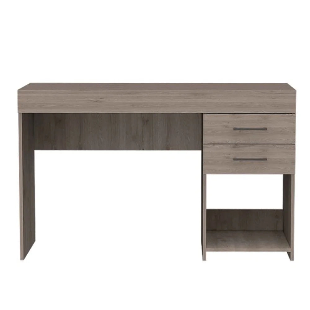 Grey 2 Drawer Desk Q5083