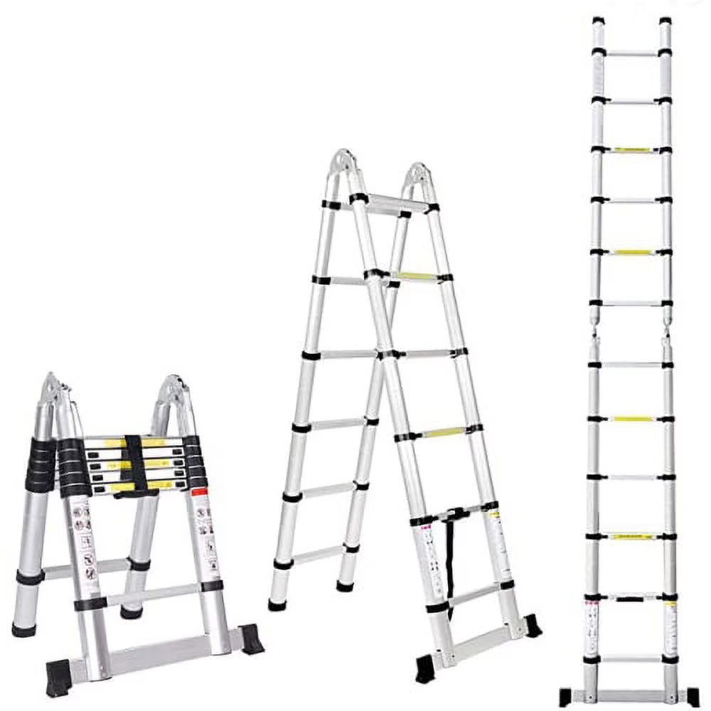 12.5FT Aluminum Telescoping Ladder K34954