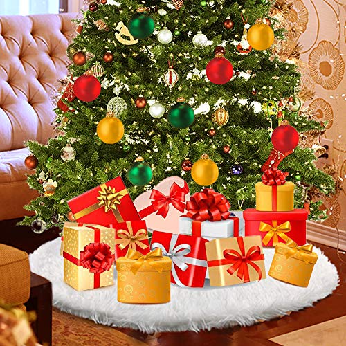 Plush Christmas Tree Skirt O30596