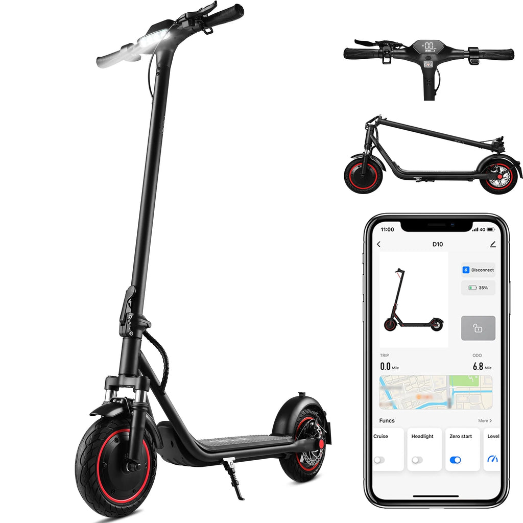 Foldable Electric Scooter with 500 W Motor, Black H430