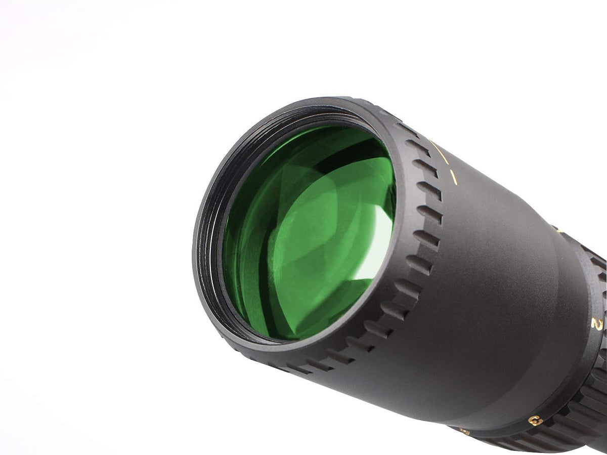 1-6X24 FFP Scope with Red/Green Illuminated Reticle and Scope Mount B10740