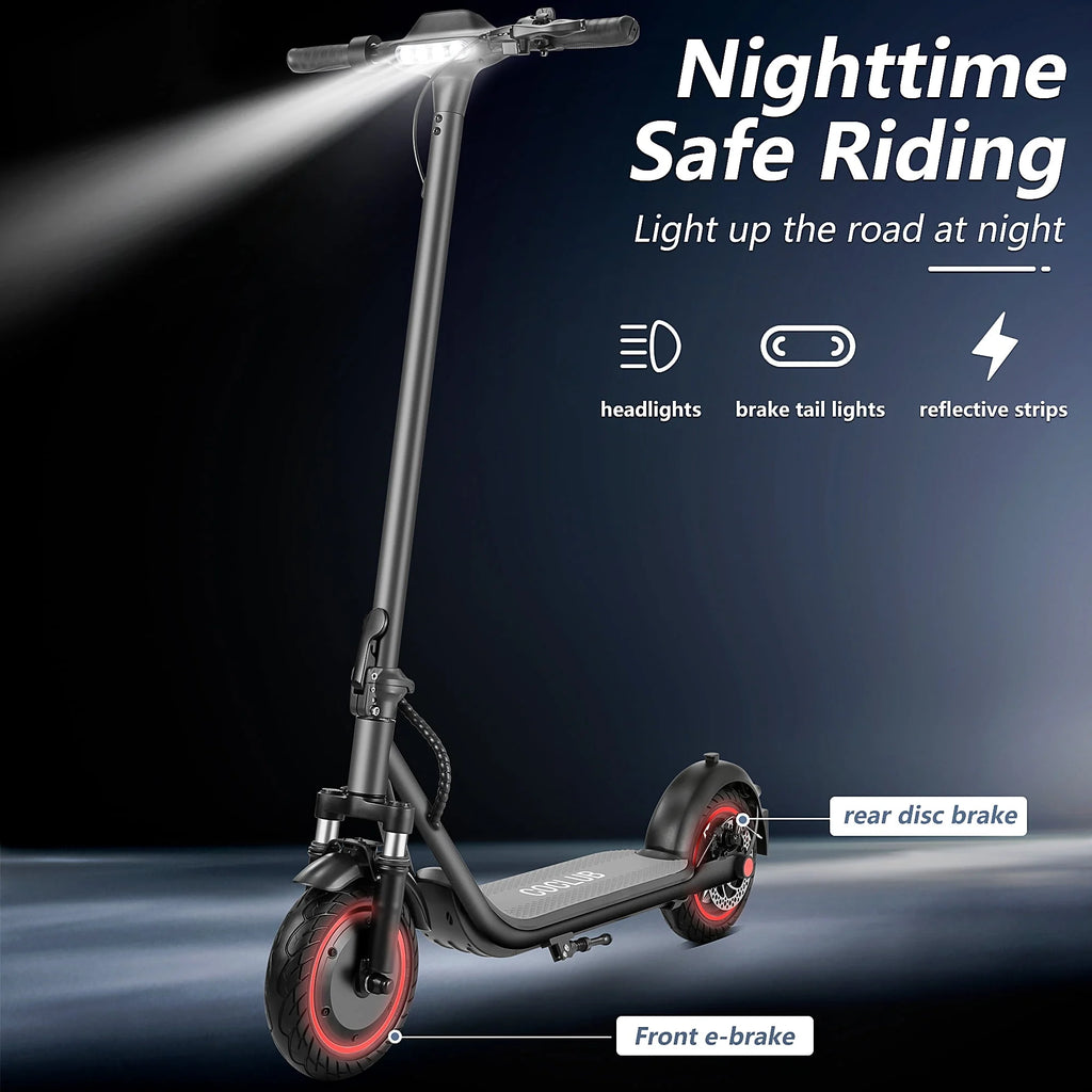 Foldable Electric Scooter with 500 W Motor, Black H430