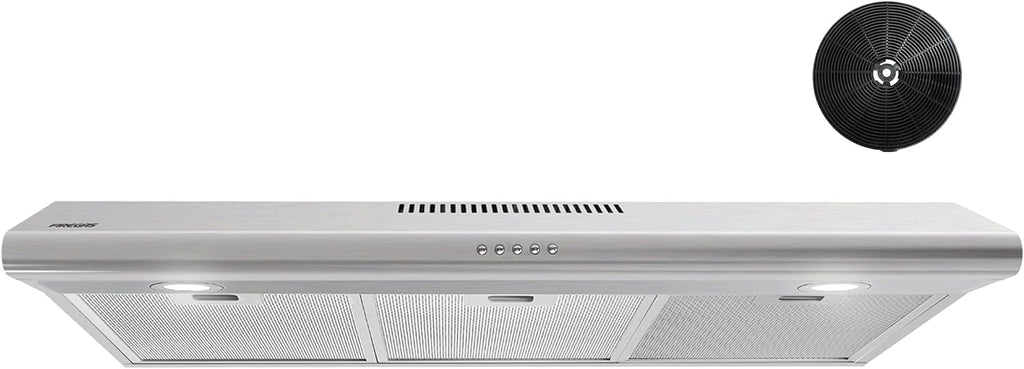 36 Inch Ducted/Ductless Under Cabinet Range Hood with LED Light V396
