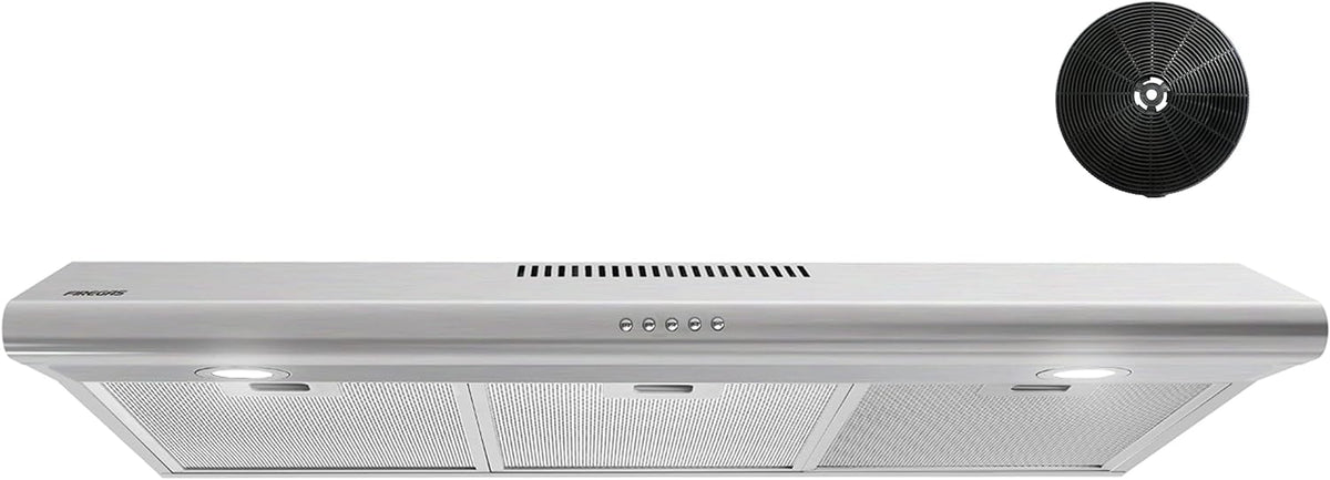 36 Inch Ducted/Ductless Under Cabinet Range Hood with LED Light V396