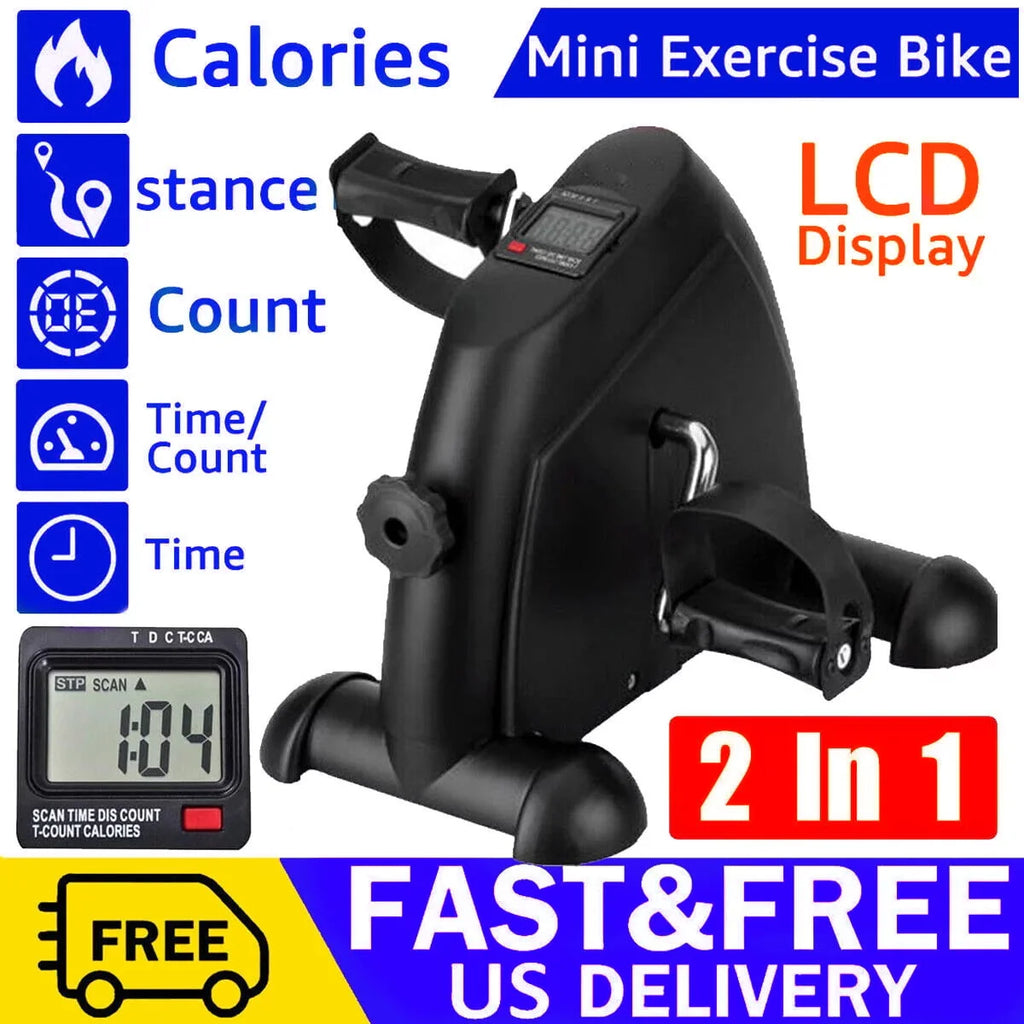 Mini Under Desk Pedal Exerciser with LCD Screen O8447