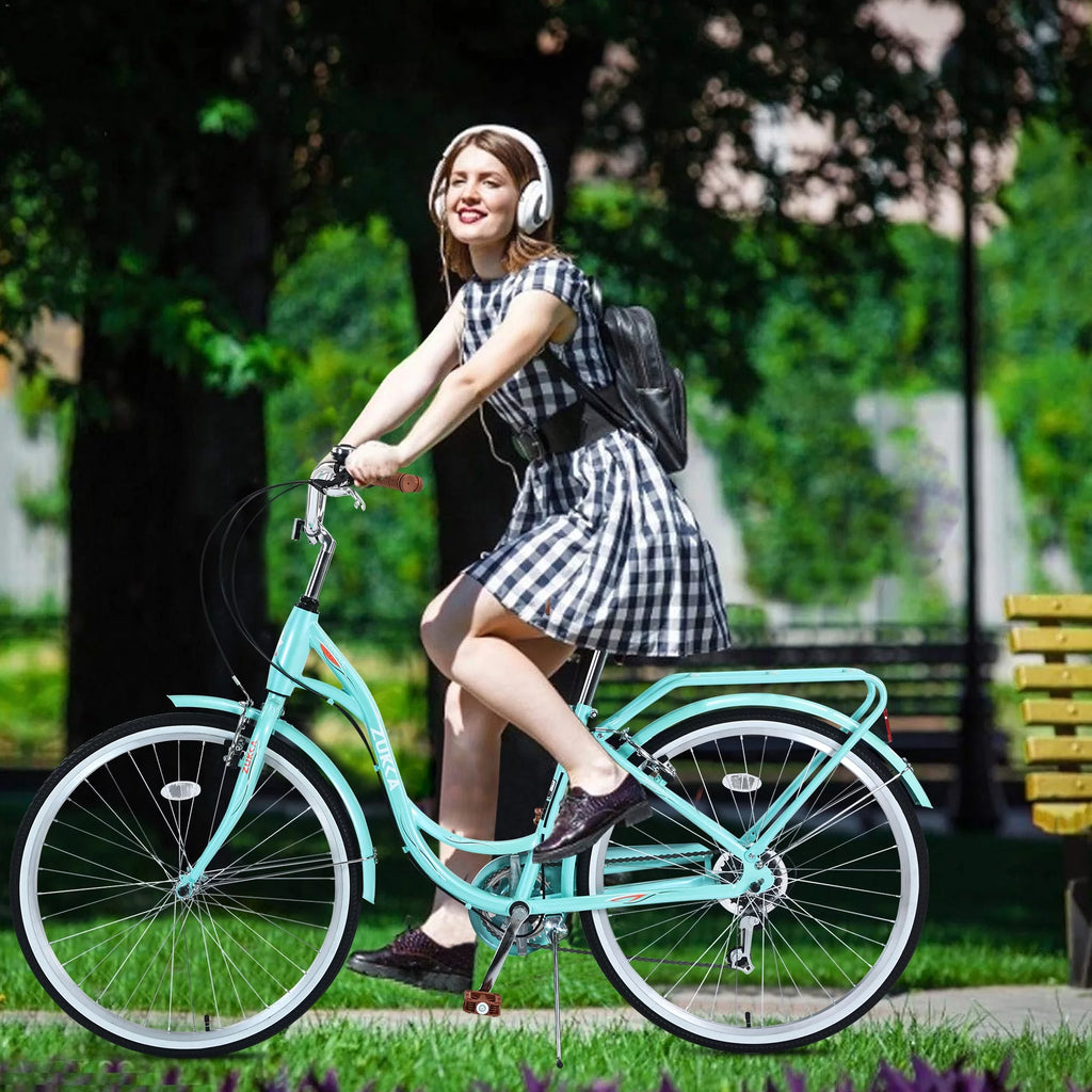 26 inch 7 speed Cruiser Bike E238