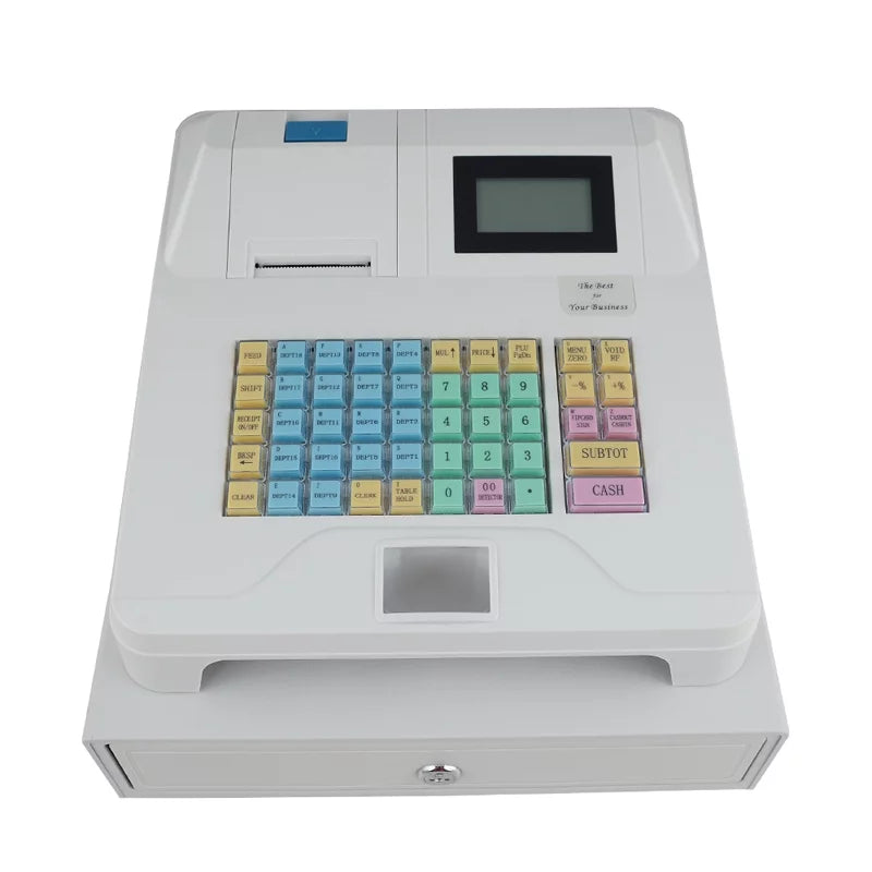 Electronic Cash Register Pos System with Drawer Thermal Printing W104942